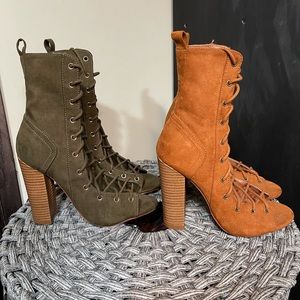 2 pairs for $15 Fashion Nova Heels ( Brand New never worn )